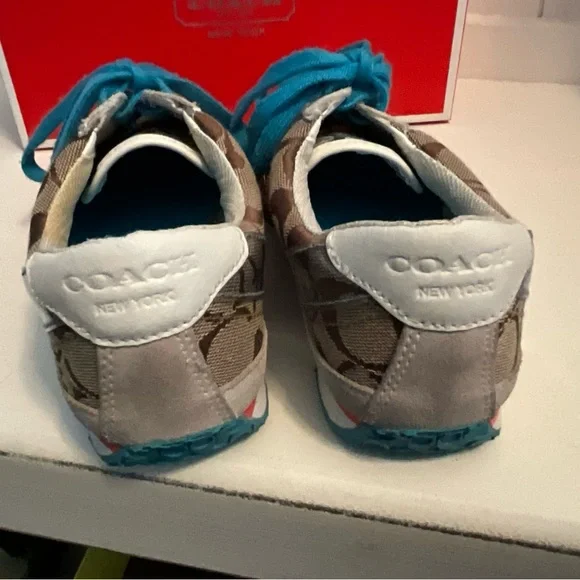 COACH Tennies Sneakers Size 7.5 - Picture 6 of 10
